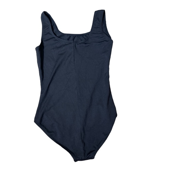 Bloch Girls M 8/10 Black Full Coverage Dance Leotard - Picture 2 of 4